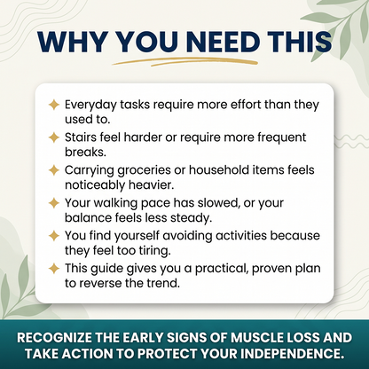 Sarcopenia Prevention System